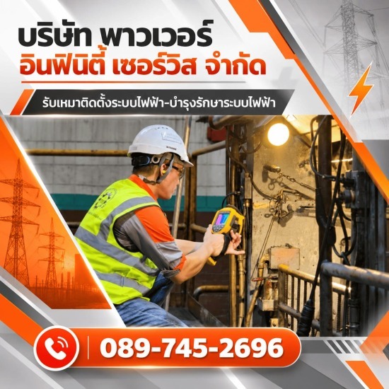 งานถ่ายภาพความร้อนระบบไฟฟ้า Thermoscan
